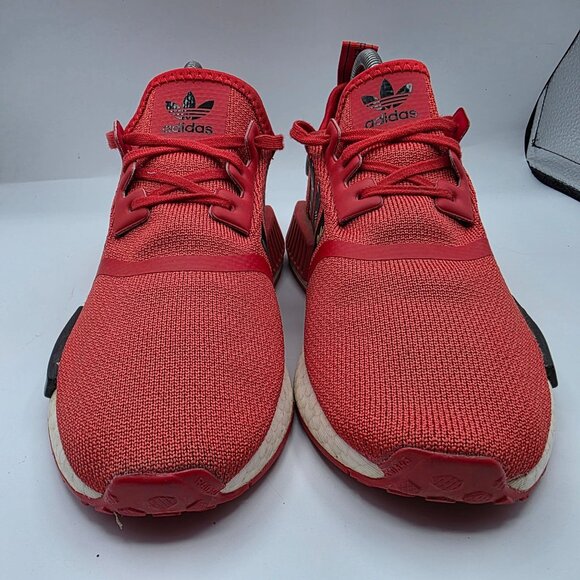 Adidas NMD_R1 J Mini Trefoils Kids Size 6 Red Athletic Shoes Walking Running Sch - Picture 2 of 13